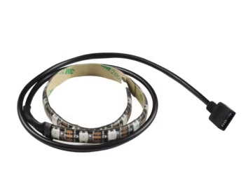 Tira led argb gamemax gmx-mrl-30 15 leds alimentado y controlado por conector aura 5v y 3 pines ip67