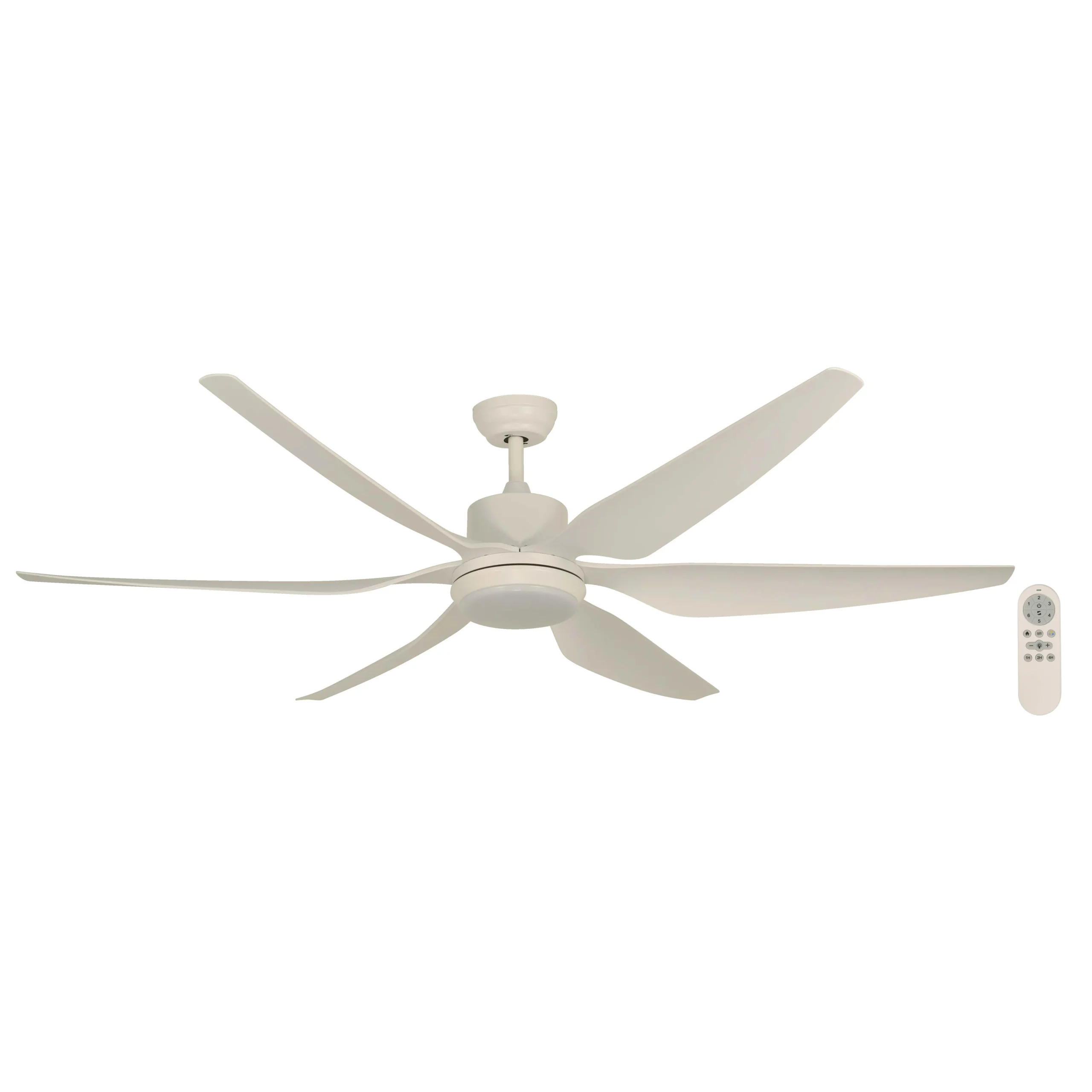 VENTILADOR LED DE TECHO SMART 66" DC BLANCO 24W 3000/4000/6000K CON CONTROL REMOTO