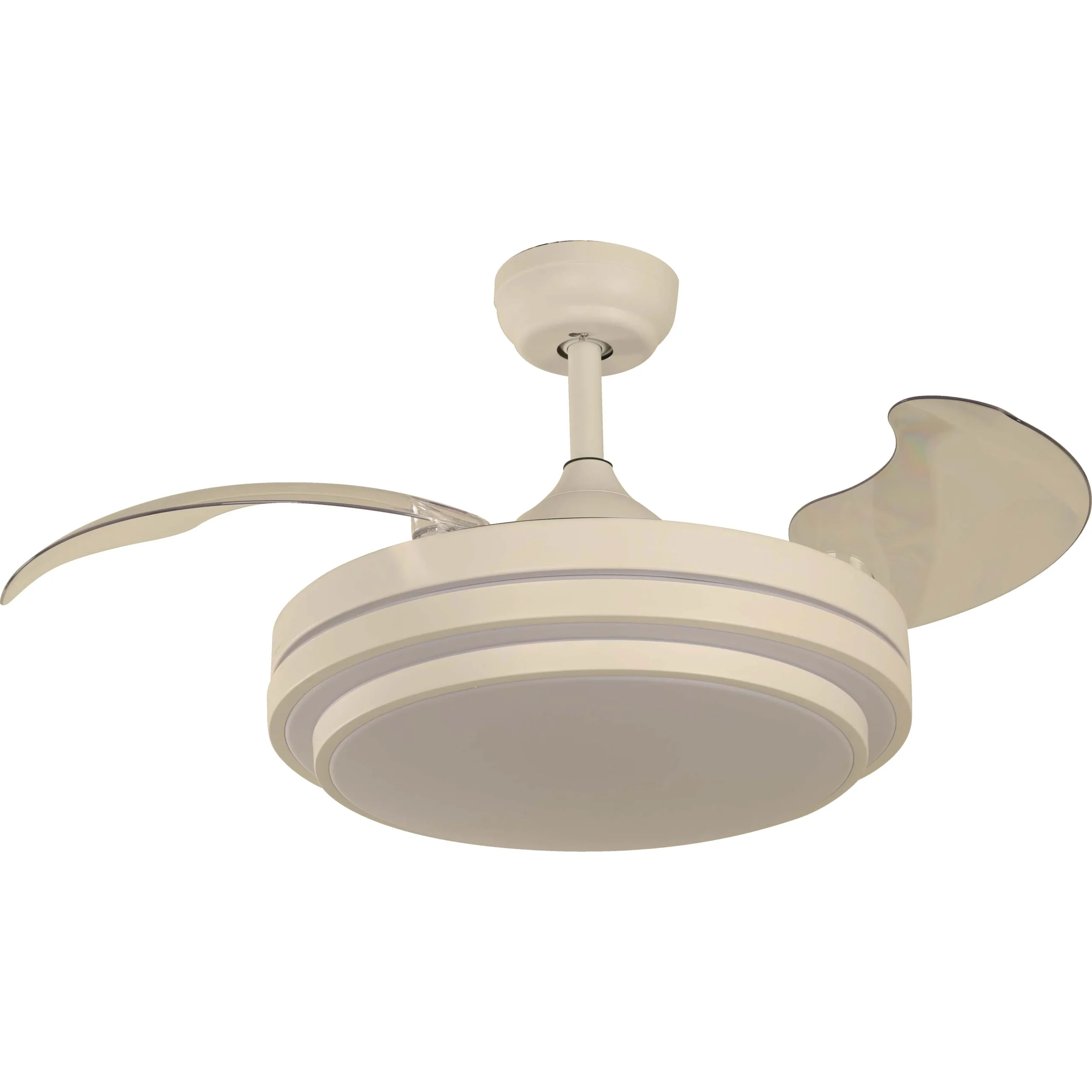 VENTILADOR LED DE TECHO 42" BLANCO 36W  3000/4000/6500K DC MOTOR