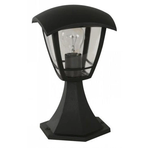 LAMP. EXT. POSTE NEGRO 1L E27 60W (IB A60 9W 6000K)