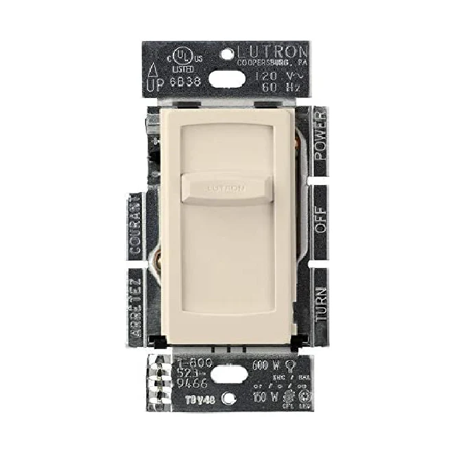 ATENUADOR SKYLAR CONTOUR CTCL ALMENDRA CLARO 150W LED 600W HAL/INC DIM