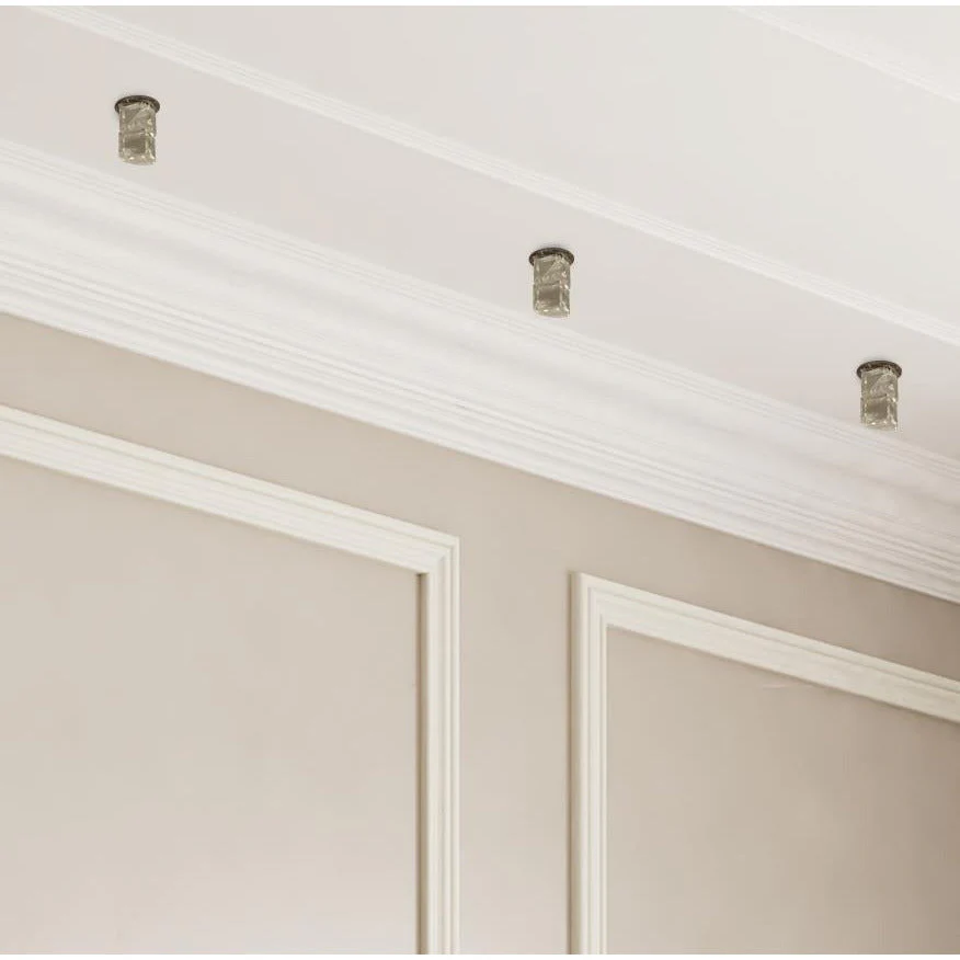 DOBLE CUBO DIAGONAL CRISTAL STATERLED VERSION PLATEADO - Imagen 2