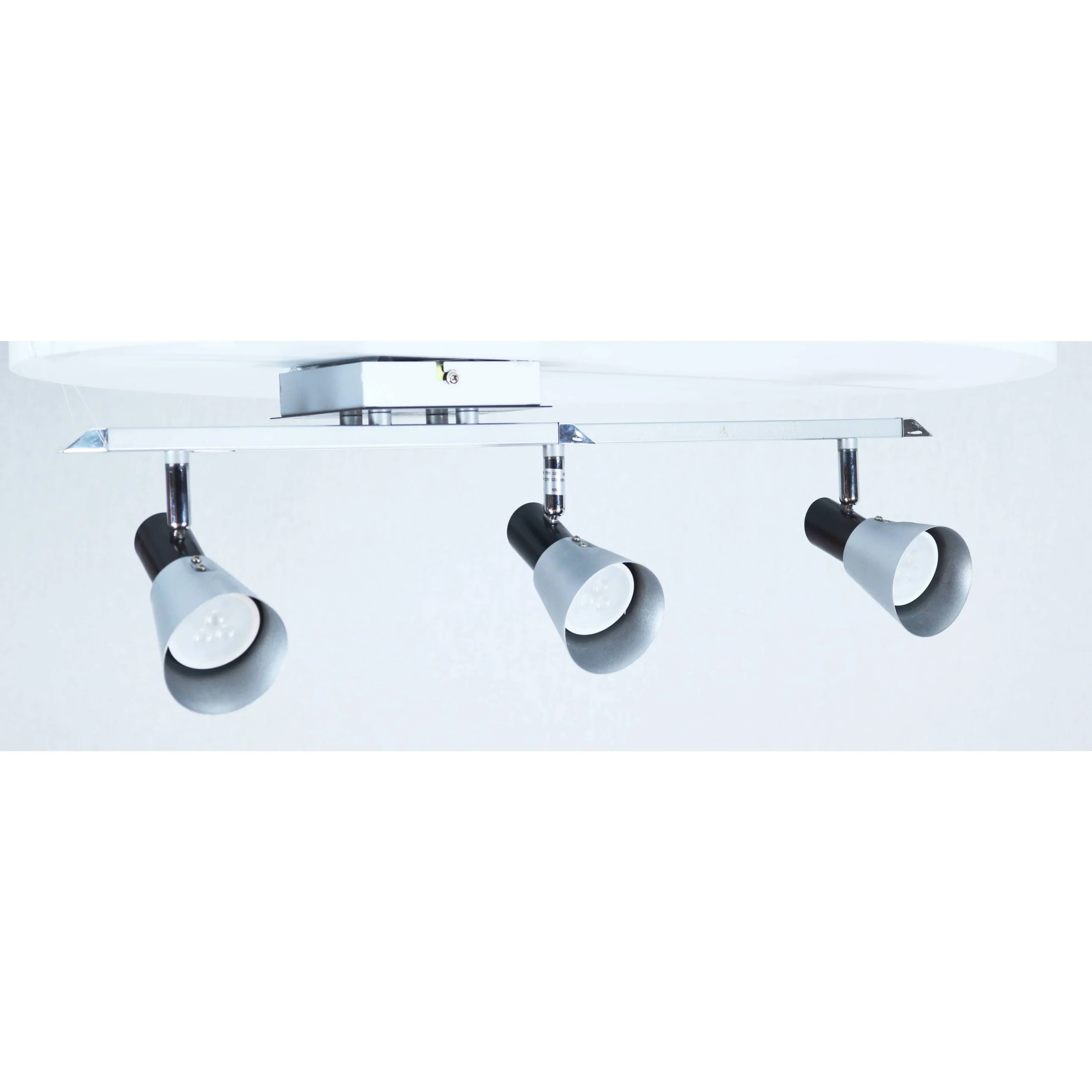 Lámpara Techo Reflectora Gris 3L Gu10 50W - Imagen 2