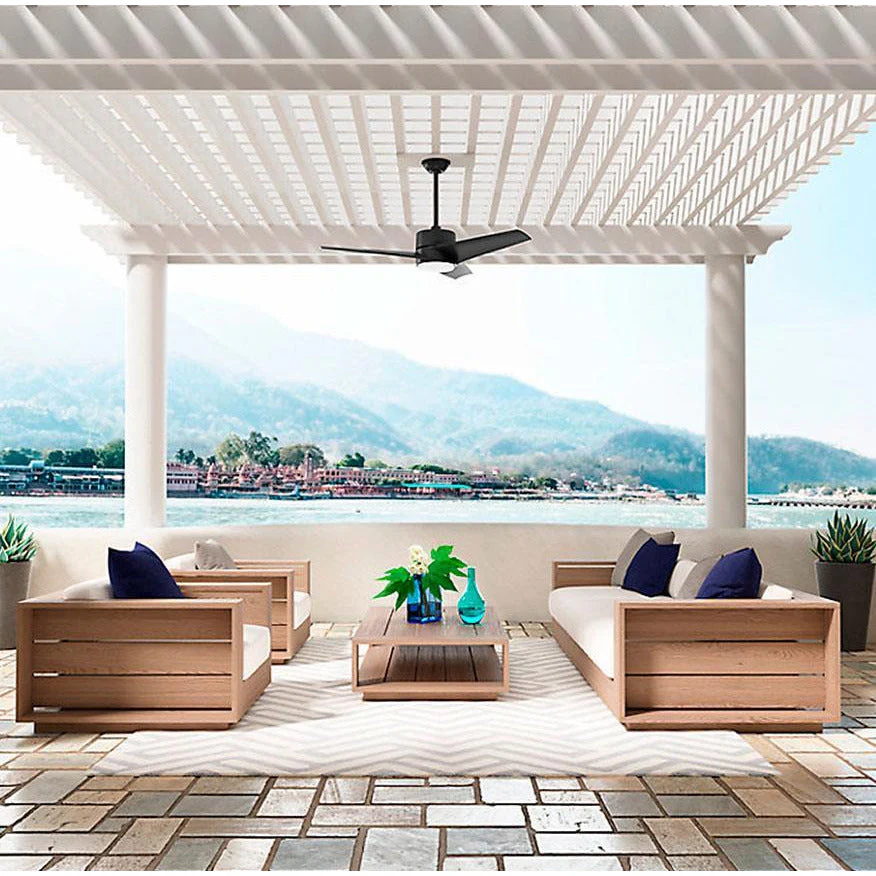 VENTILADOR LED EXT. DE TECHO NEGRO HAVOC 54" 18W 120V - Imagen 3