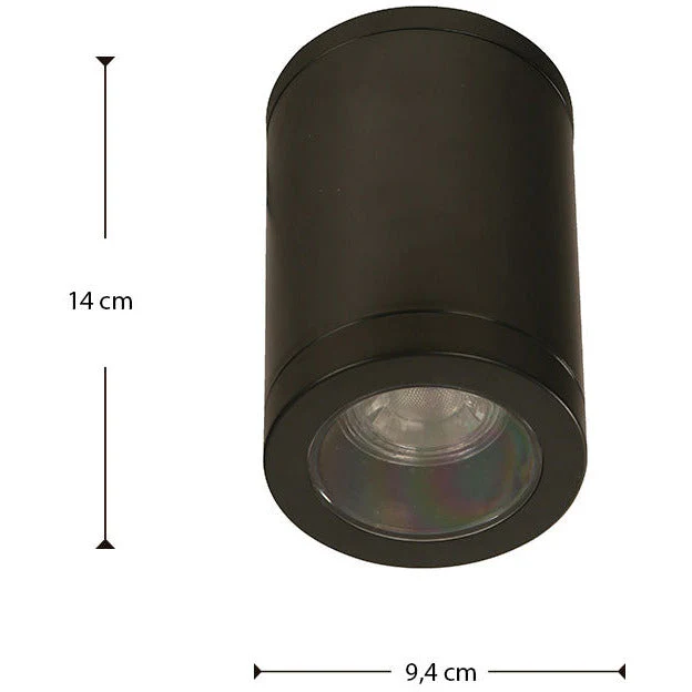 LAMP. EXT. TECHO NEGRO 1L GU10 7W - Imagen 2