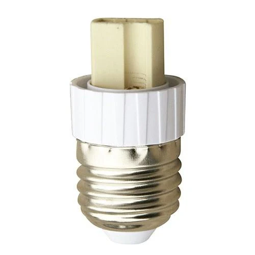 CONVERTIDOR DE SOCKET BLANCO G9 A E27 40W MAX