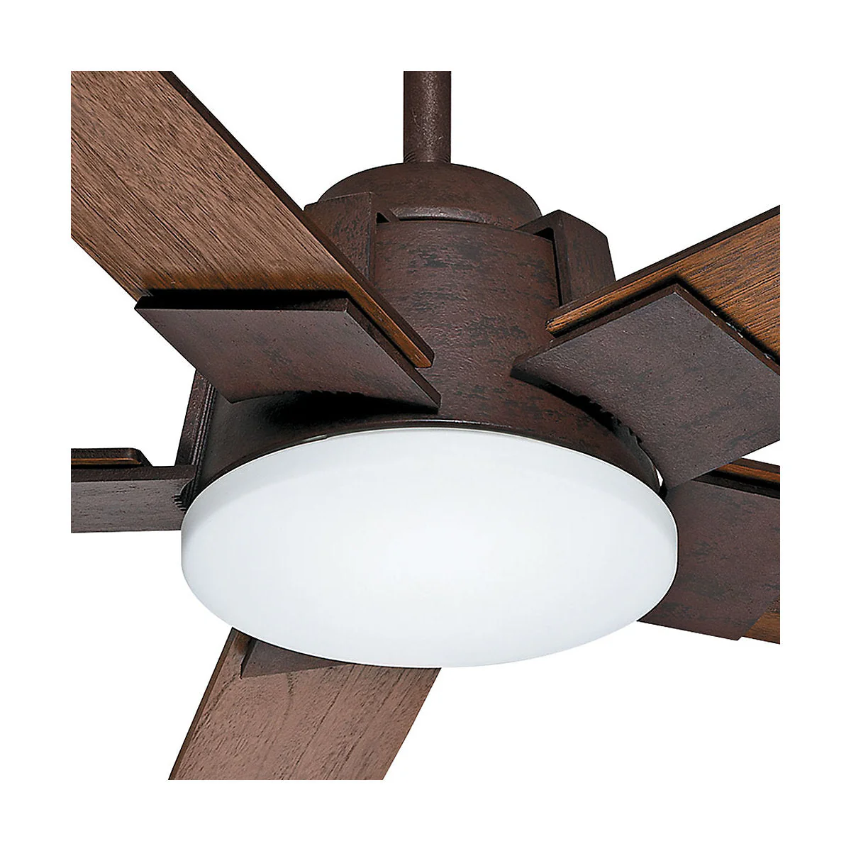 VENT.T ZUDIO 56 5 ASPAS LUZ RUSTICO INDUSTRIAL - Imagen 3